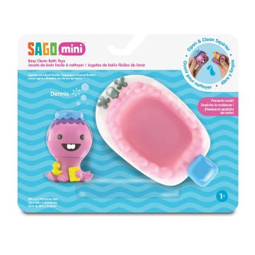 Sago Mini, Yeti's Pool Party, BPA-Free Easy-Clean Bathtub Playset