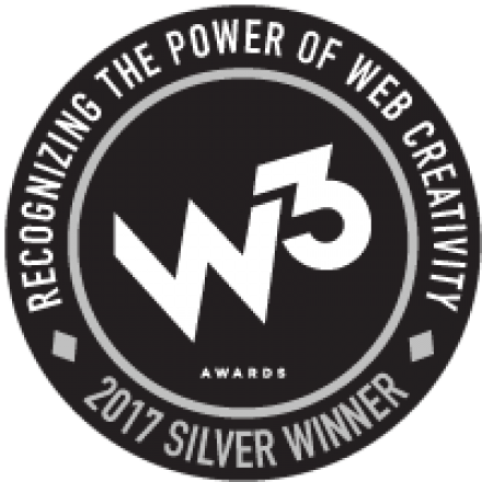 W3 2017 Silver Winner logo