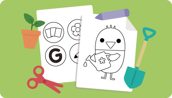 Gardens printable activity pack